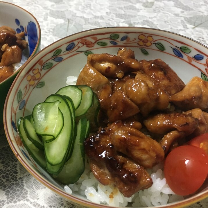 ★鶏肉の照り焼き丼★